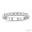 7 Stone Diamond Wedding Band