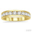11 Stone Channel Set Diamond Wedding Band