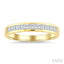 Princess Shape 11 Stone Channel Set Diamond Wedding Band