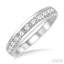11 Stone Channel Set Diamond Wedding Band