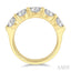 Round Shape 5 Stone Diamond Wedding Band