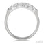 Round Shape 5 Stone Diamond Wedding Band