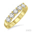 Round Shape 5 Stone Diamond Wedding Band