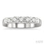 Round Shape 5 Stone Diamond Wedding Band