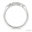 Round Shape 5 Stone Diamond Wedding Band