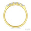 Round Shape 5 Stone Diamond Wedding Band
