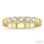 Round Shape 5 Stone Diamond Wedding Band