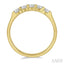 Round Shape 5 Stone Diamond Wedding Band