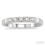 Round Shape 5 Stone Diamond Wedding Band