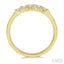 Round Shape 5 Stone Diamond Wedding Band