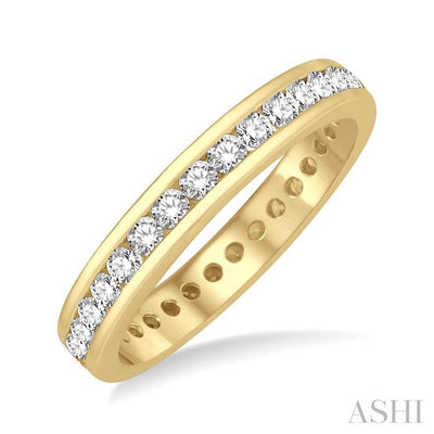 Channel Set Eternity Diamond Wedding Band