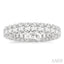 Oval Shape Eternity Diamond Wedding Band