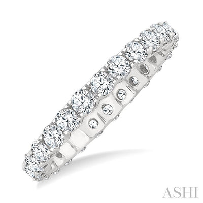 Round Shape Eternity Diamond Wedding Band