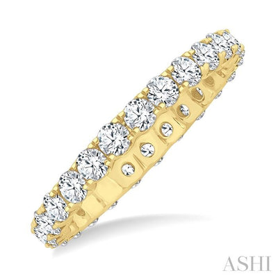 Round Shape Eternity Diamond Wedding Band