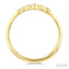 Graduated Wave Bezel Diamond Stackable Fashion Ring