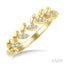 Stackable Leaf Diamond Fashion Band