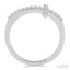 Sideway Cross Diamond Fashion Ring