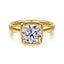 Round Diamond Hidden Halo Engagement Ring