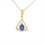 Tanzanite & Diamond Pendant