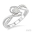 Round Shape Lovebright Diamond Fashion Ring