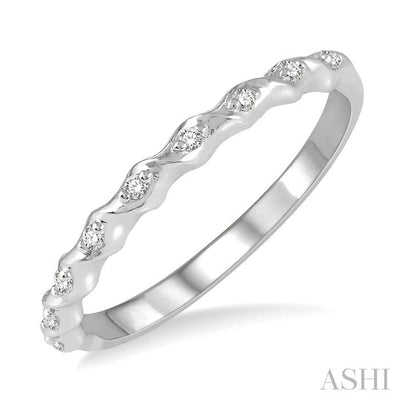 Stackable Diamond Wedding Band