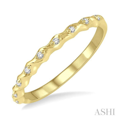 Stackable Diamond Wedding Band
