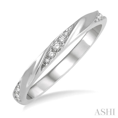 Stackable Diamond Wedding Band
