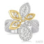 Flower Halo Lovebright Diamond Fashion Ring