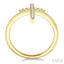 Stackable Cross Petite Diamond Fashion Ring
