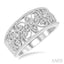 Floral Lattice Diamond Fashion Ring