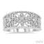 Floral Lattice Diamond Fashion Ring