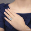 Floral Lattice Diamond Fashion Ring