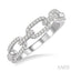 Paperclip Diamond Fashion Ring
