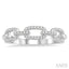 Paperclip Diamond Fashion Ring
