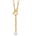 Pearl Paperclip Necklace