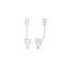 Pear Diamond Earring Enhancers
