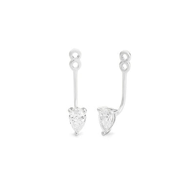 Pear Diamond Earring Enhancers