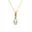 Aquamarine & Diamond Pendant