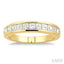 Channel Set Diamond Wedding Band