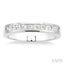 Channel Set Diamond Wedding Band
