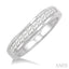 Channel Set Curved Diamond Wedding Band