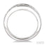 Channel Set Curved Diamond Wedding Band