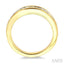 Channel Set Curved Diamond Wedding Band