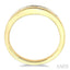 Channel Set Curved Diamond Wedding Band