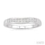 Channel Set Curved Diamond Wedding Band