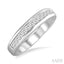 Channel Set Diamond Wedding Band