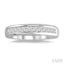 Channel Set Diamond Wedding Band