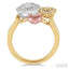 Round Shape Halo Lovebright Diamond Fashion Ring
