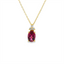 Pink Tourmaline & Diamond Pendant
