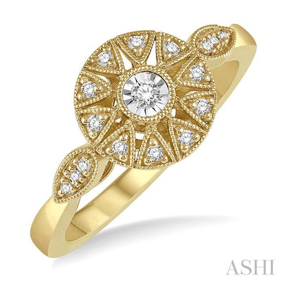 Round Shape Diamond Fashion Ring